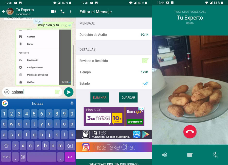 Cómo crear conversaciones y mensajes de WhatsApp falsos en 2019