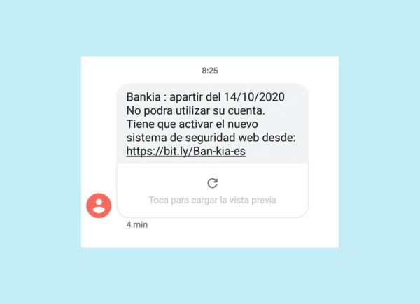 No Podr Utilizar Su Cuenta Ten Cuidado Con Este Falso Sms De Bankia