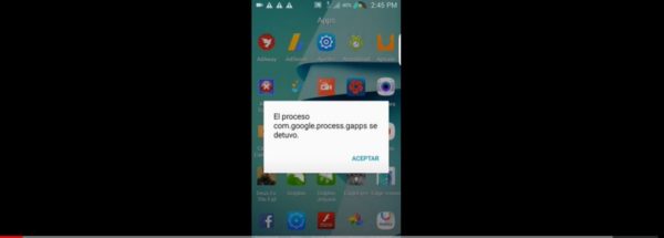 Se Ha Detenido El Proceso Google Process Gapps Posible Soluci N A