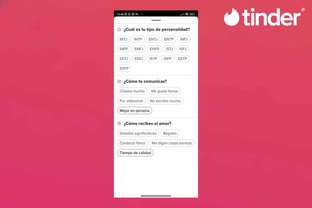 Tipos de personalidad en Tinder qué significa ESTJ ISTP ENTP INTP