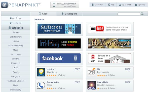 OpenAppMkt, la alternativa abierta a la tienda de aplicaciones de Apple para iPhone e iPad