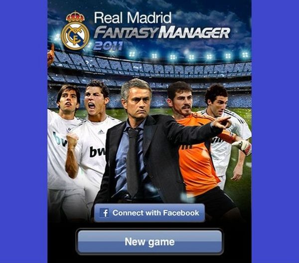 iPhone y facebook ya tienen el juego “Real Madrid Fantasy Manager 2011”