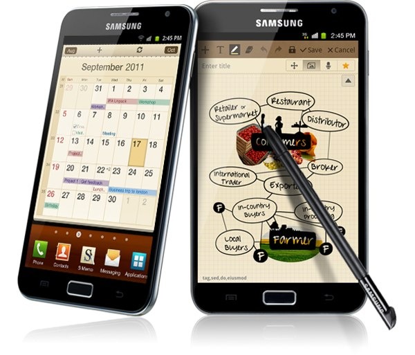 Samsung Galaxy Note se actualiza aunque no a Android 4.0