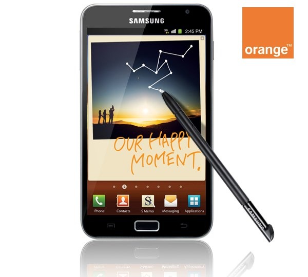 Samsung Galaxy Note con Orange, precios y tarifas