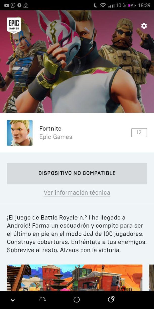 Cómo instalar el APK de Fortnite para Android en móviles compatibles