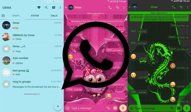 Cómo Tener Whatsapp De Colores De Forma Sencilla Con Gbwhatsapp 0190