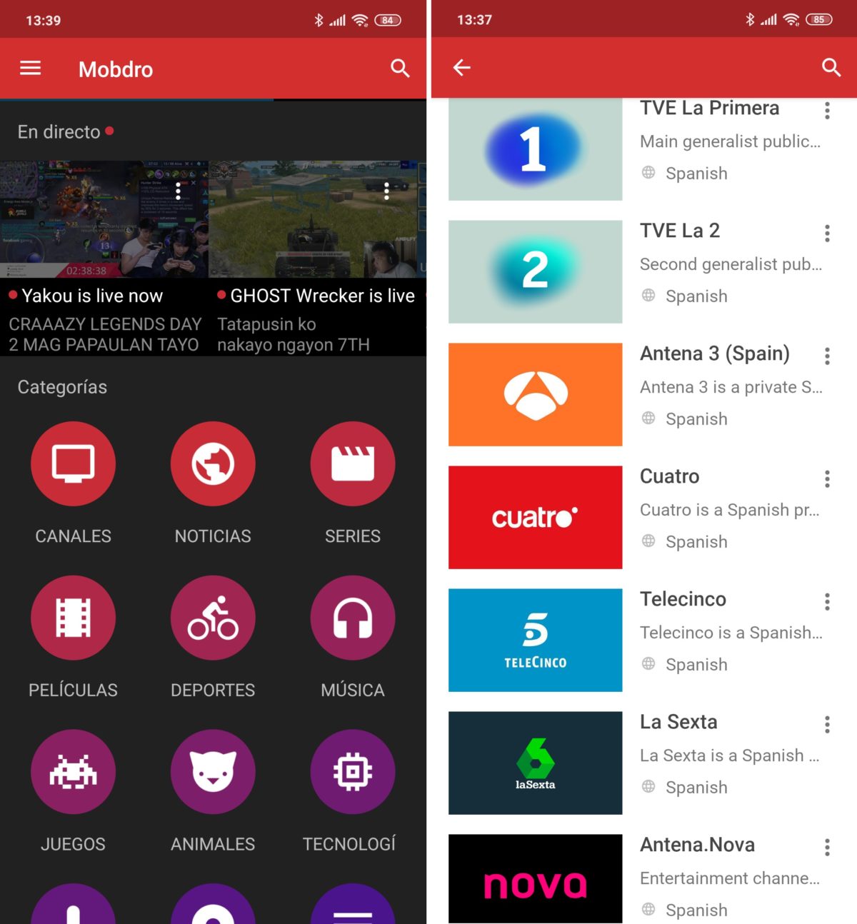Las 5 mejores apps para ver la TV en tu móvil Android gratis
