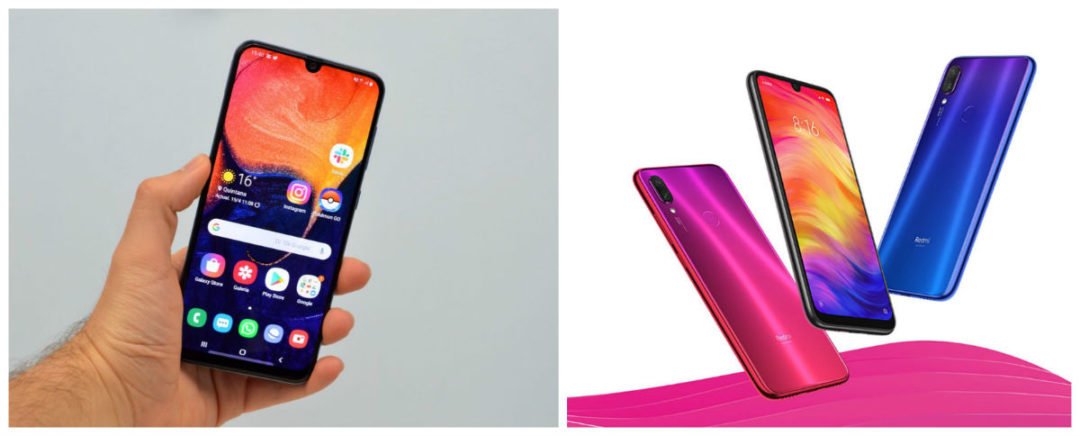 samsung a50 x xiaomi note 7