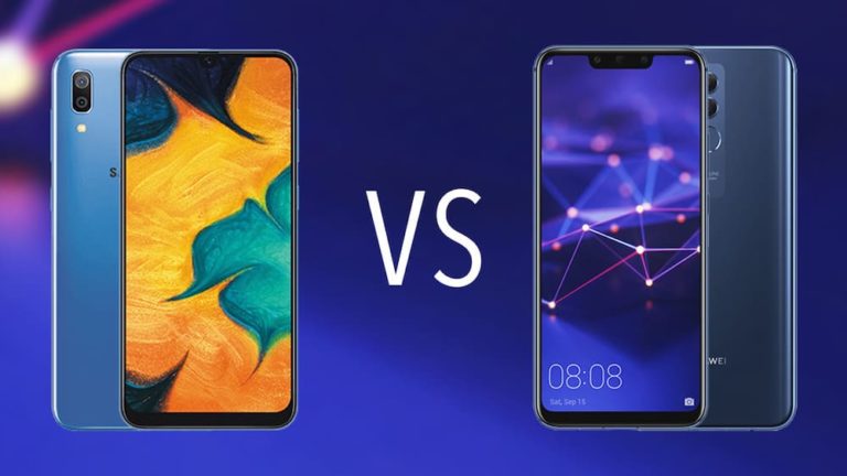 samsung a40 vs huawei p smart z