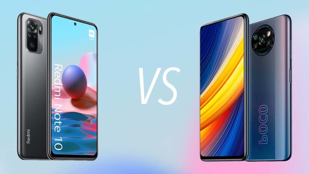 redmi note 10 pro max vs poco x3 pro which is better