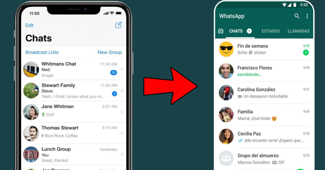 Cómo Pasar Tus Chats En Whatsapp De Iphone A Android En 2022 9362