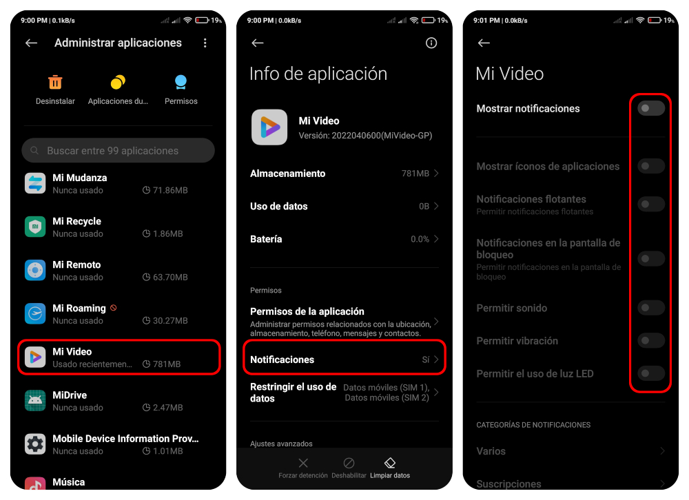 Cómo Quitar Las Notificaciones De Mi Video En Xiaomi 9962